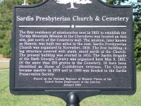 Sardis church plaque text