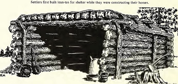 lean-to temporary shelter